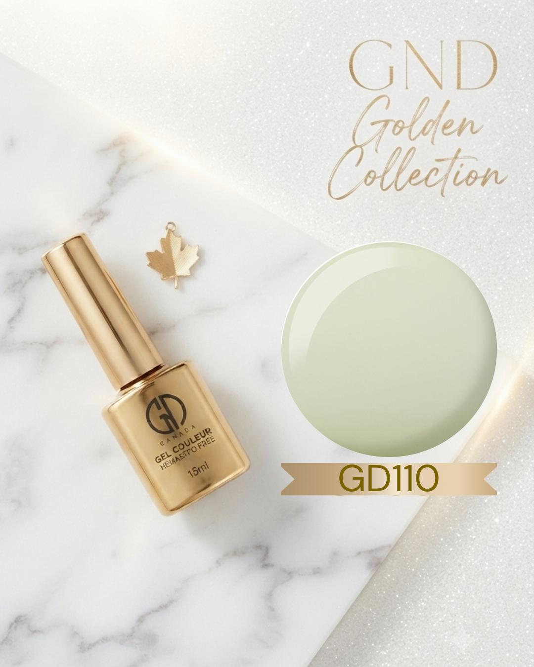 GND GOLDEN GEL COULEUR - GD110 - Secret Nail & Beauty Supply