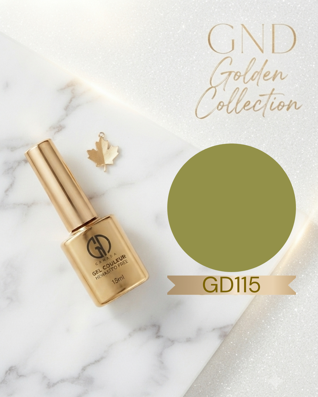 GND GOLDEN GEL COULEUR - GD115 - Secret Nail & Beauty Supply