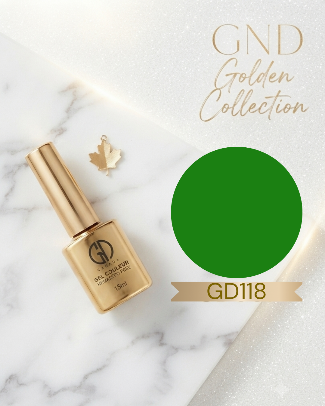 GND GOLDEN GEL COULEUR - GD118 - Secret Nail & Beauty Supply