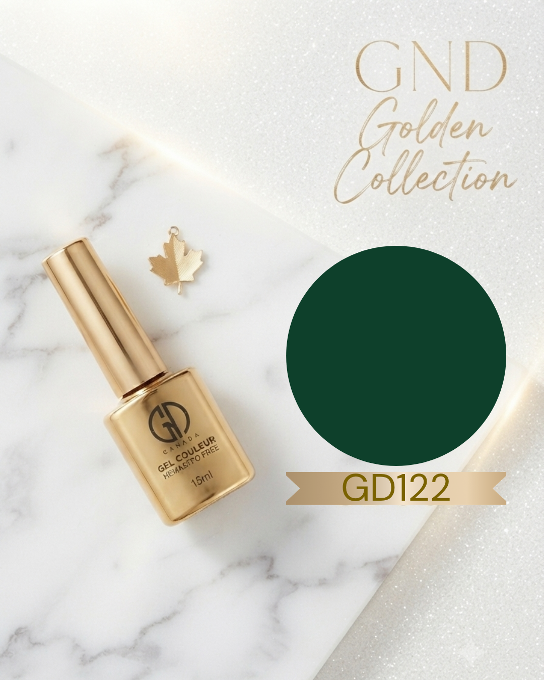GND GOLDEN GEL COULEUR - GD122 - Secret Nail & Beauty Supply