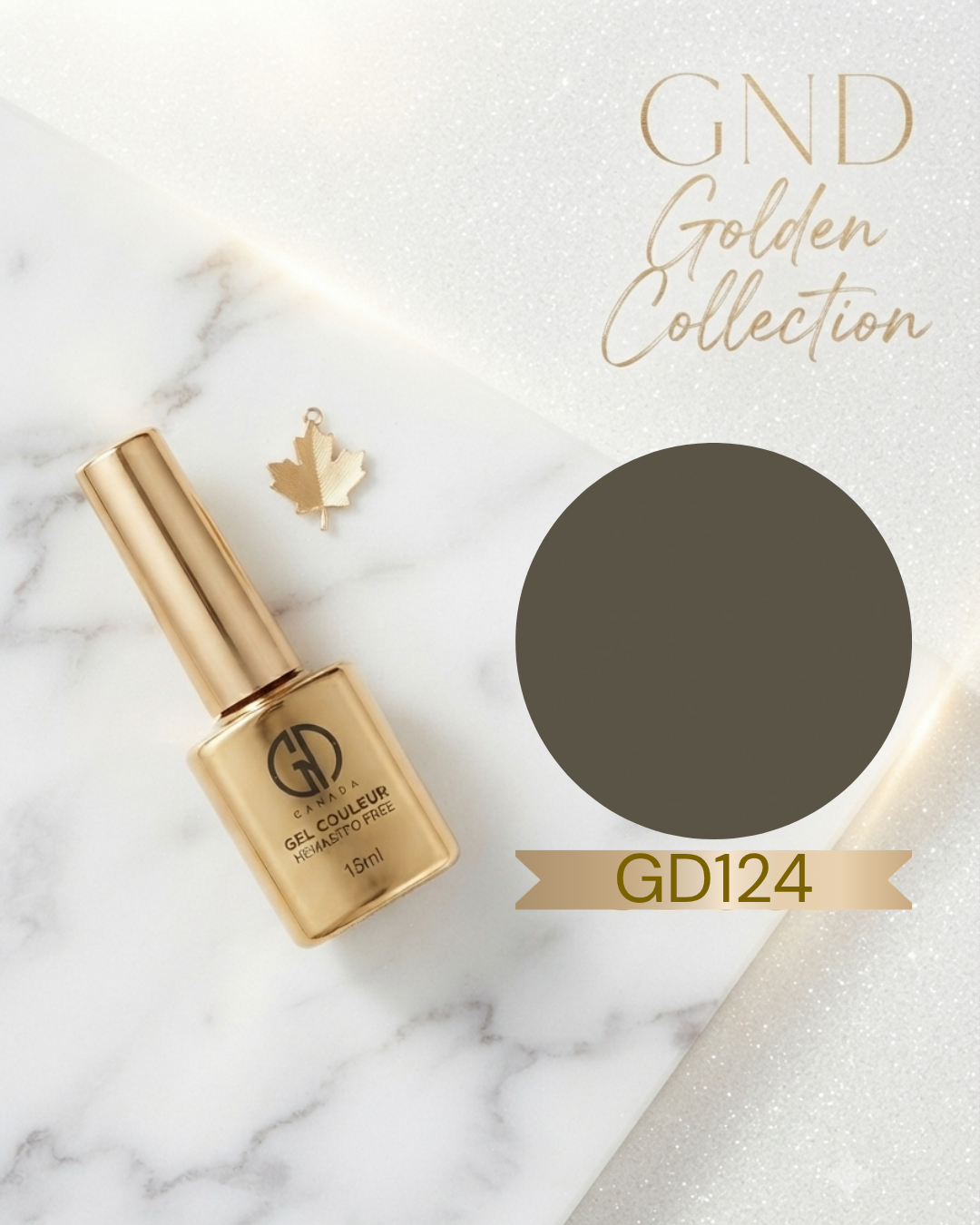 GND GOLDEN GEL COULEUR - GD124 - Secret Nail & Beauty Supply