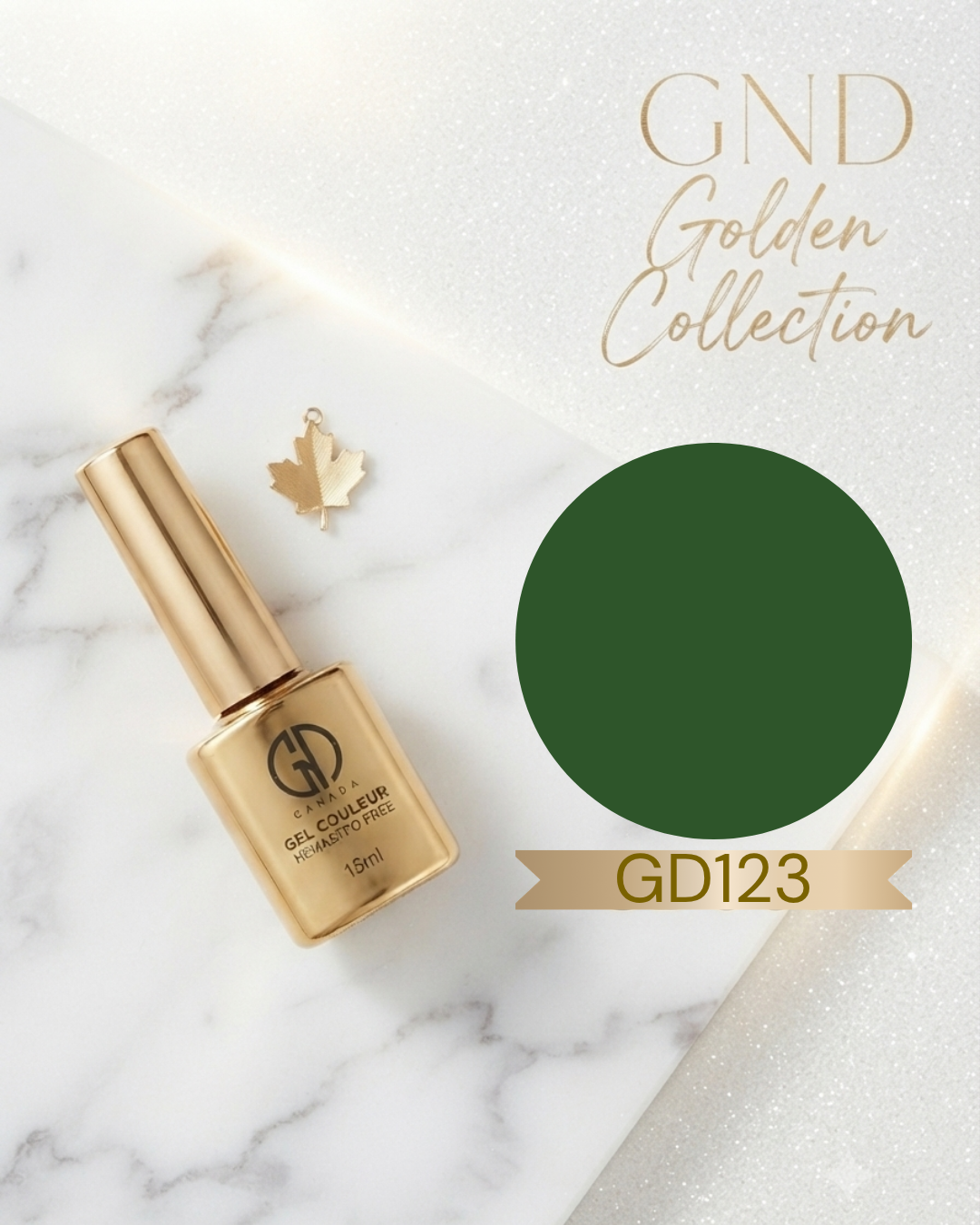 GND GOLDEN GEL COULEUR - GD123 - Secret Nail & Beauty Supply