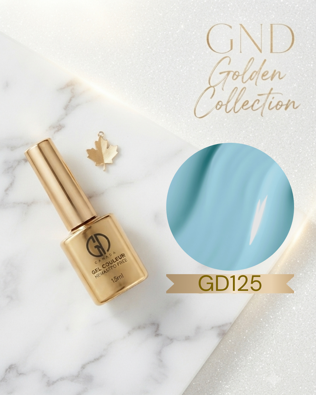 GND GOLDEN GEL COULEUR - GD125 - Secret Nail & Beauty Supply
