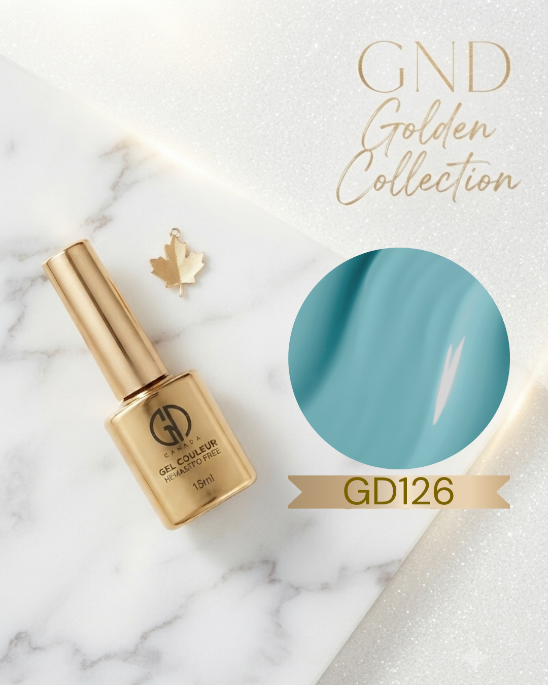 GND GOLDEN GEL COULEUR - GD126 - Secret Nail & Beauty Supply
