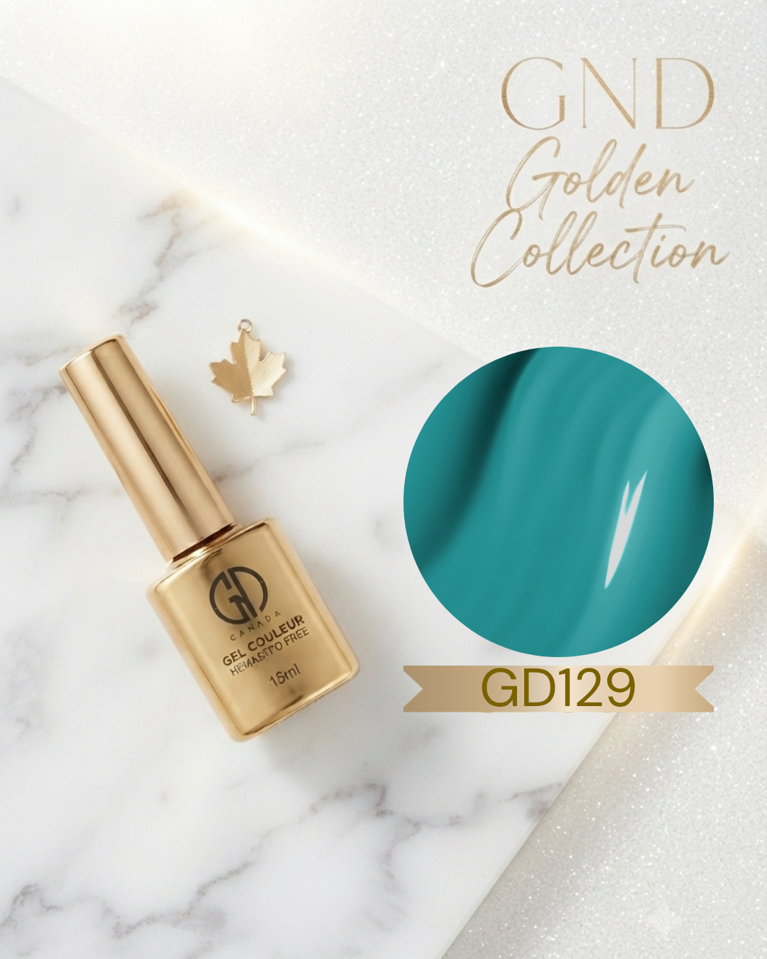 GND GOLDEN GEL COULEUR - GD129 - Secret Nail & Beauty Supply