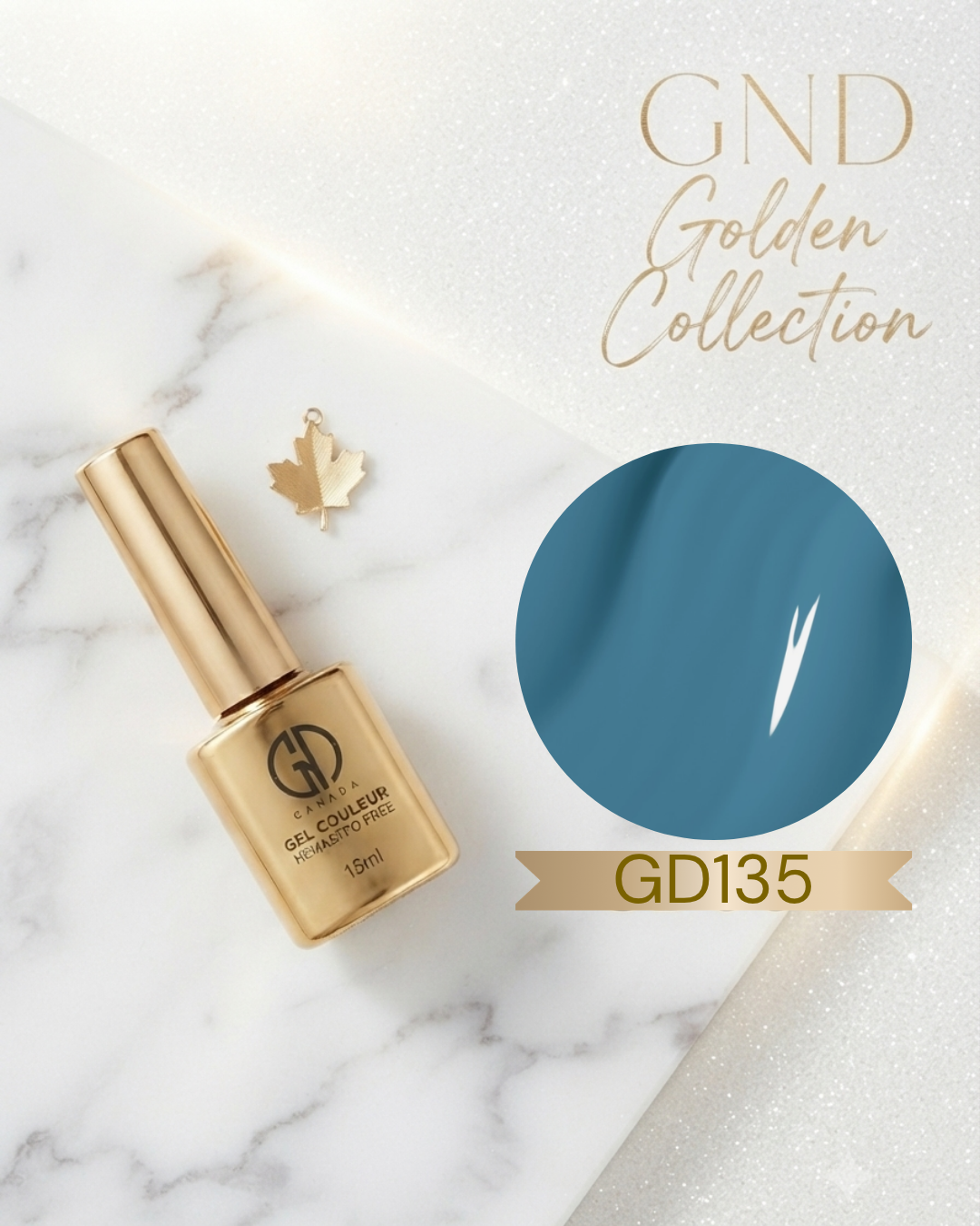 GND GOLDEN GEL COULEUR - GD135 - Secret Nail & Beauty Supply