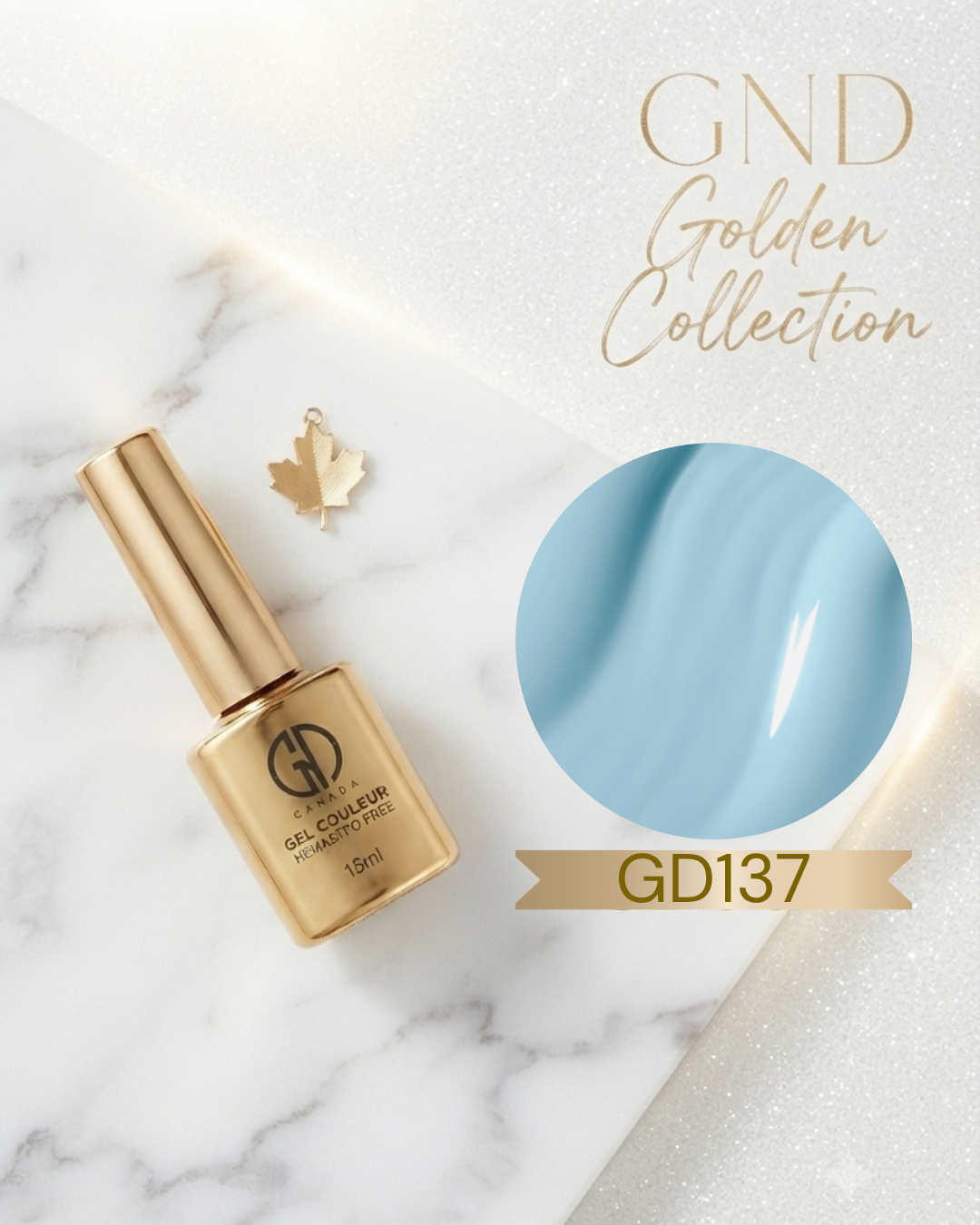 GND GOLDEN GEL COULEUR - GD137 - Secret Nail & Beauty Supply