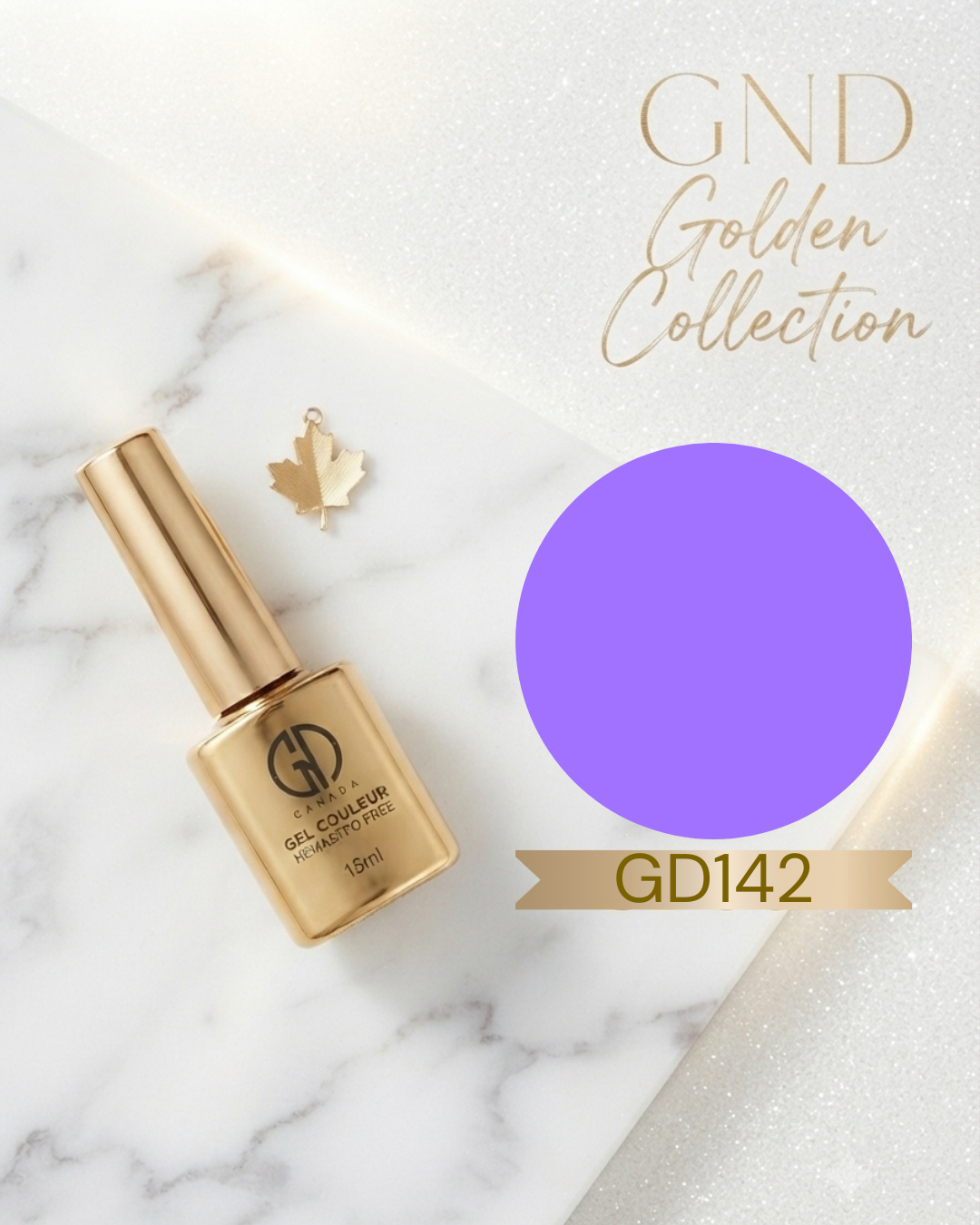 GND GOLDEN GEL COULEUR - GD142 - Secret Nail & Beauty Supply