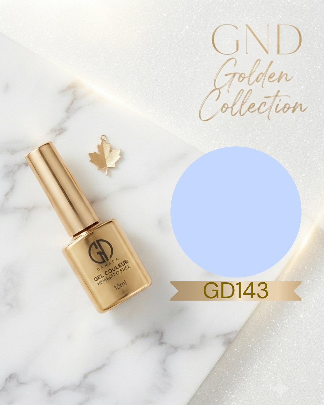 GND GOLDEN GEL COULEUR - GD143 - Secret Nail & Beauty Supply