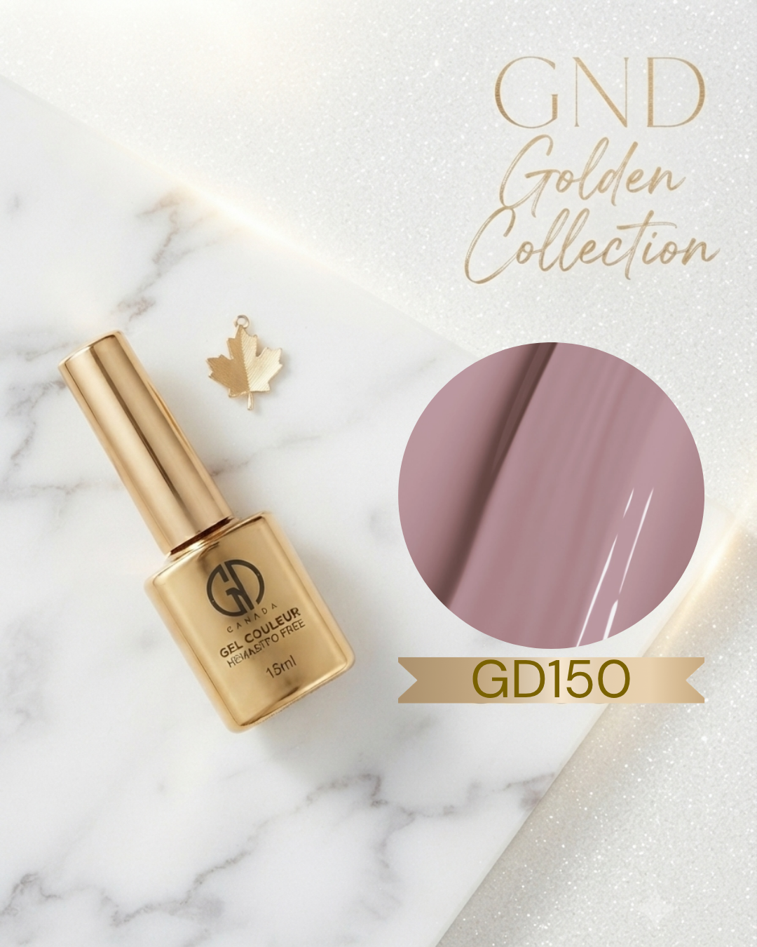 GND GOLDEN GEL COULEUR - GD150 - Secret Nail & Beauty Supply