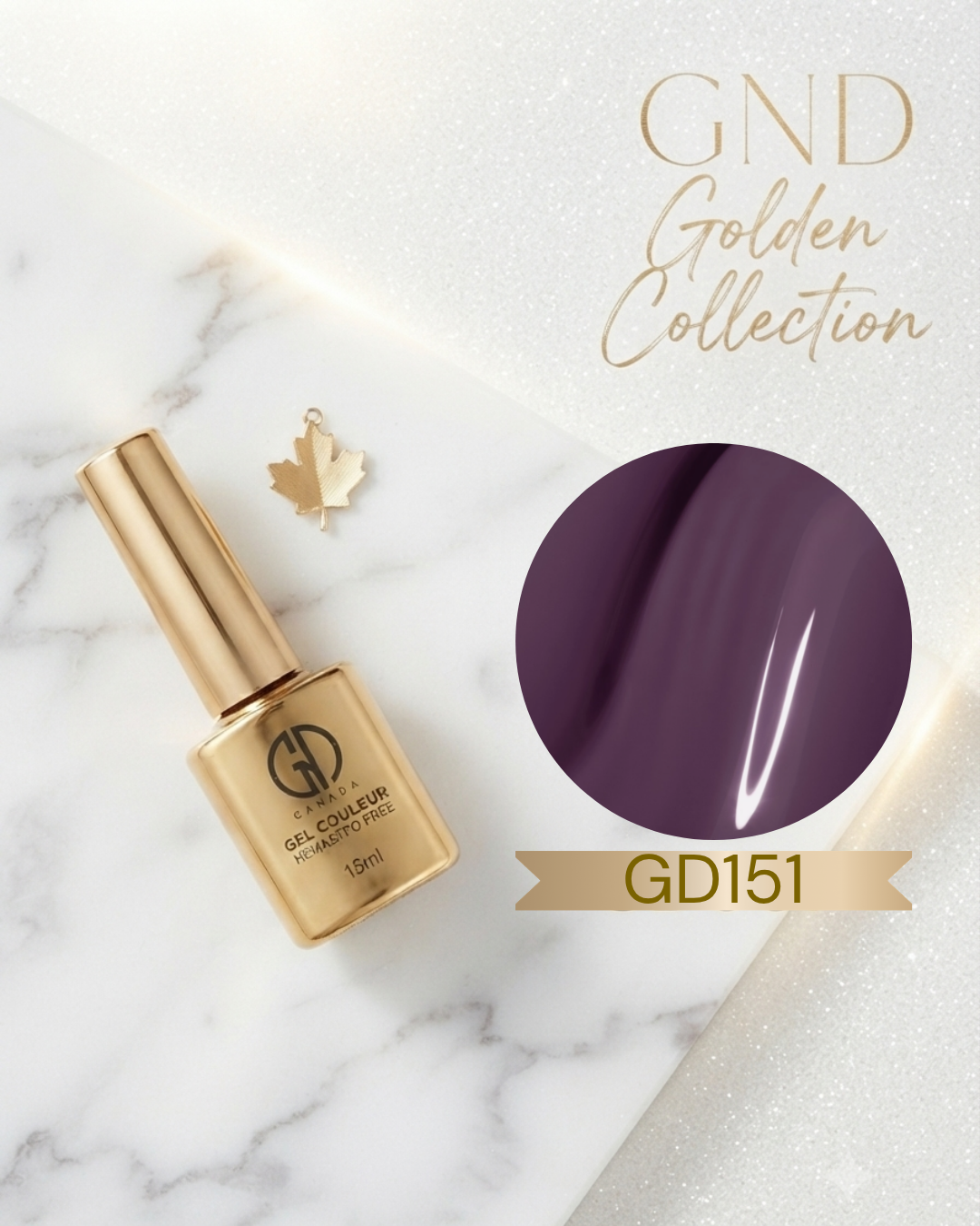 GND GOLDEN GEL COULEUR - GD151 - Secret Nail & Beauty Supply