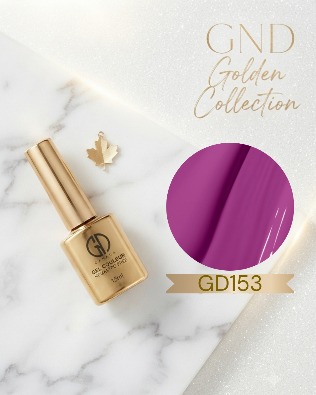 GND GOLDEN GEL COULEUR - GD153 - Secret Nail & Beauty Supply