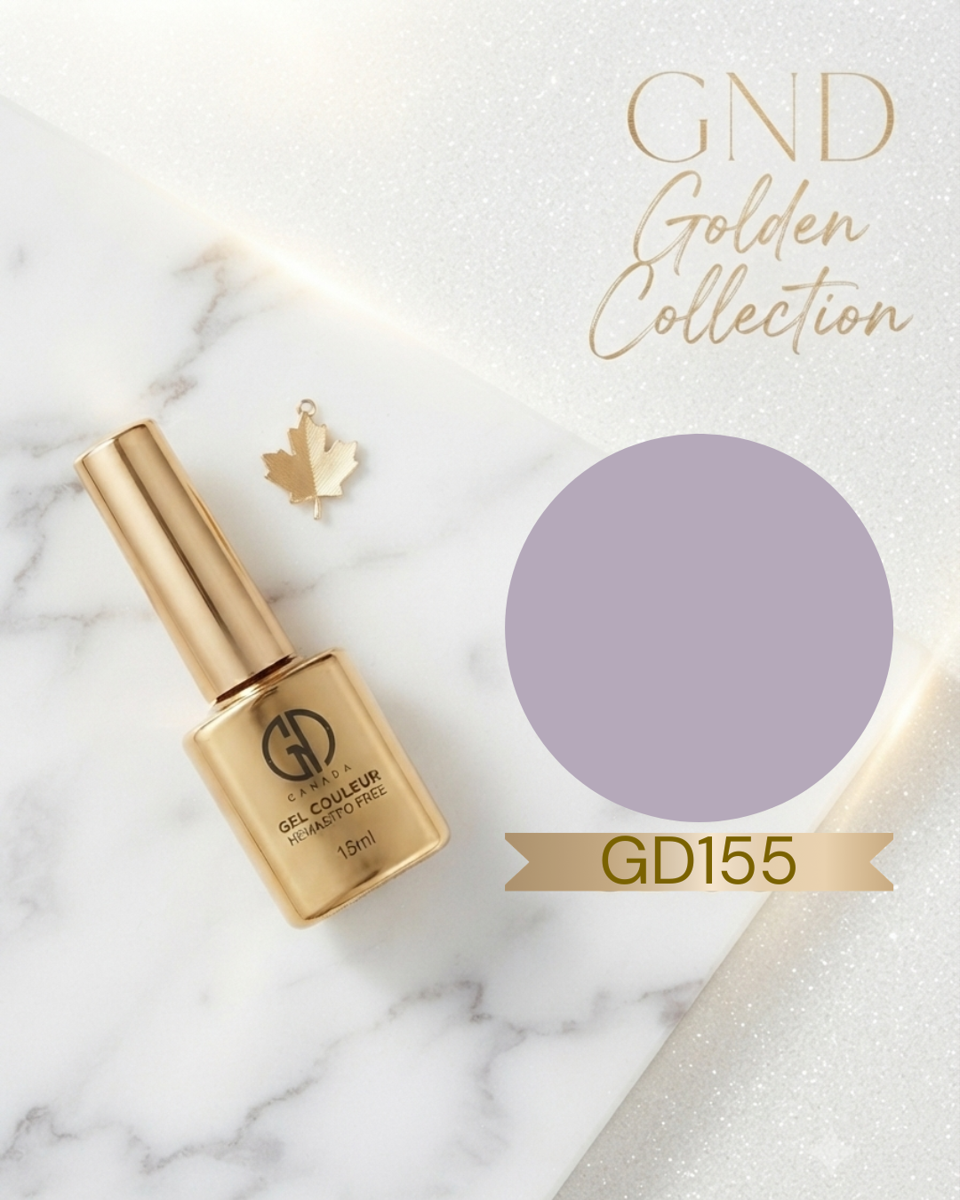 GND GOLDEN GEL COULEUR - GD155 - Secret Nail & Beauty Supply