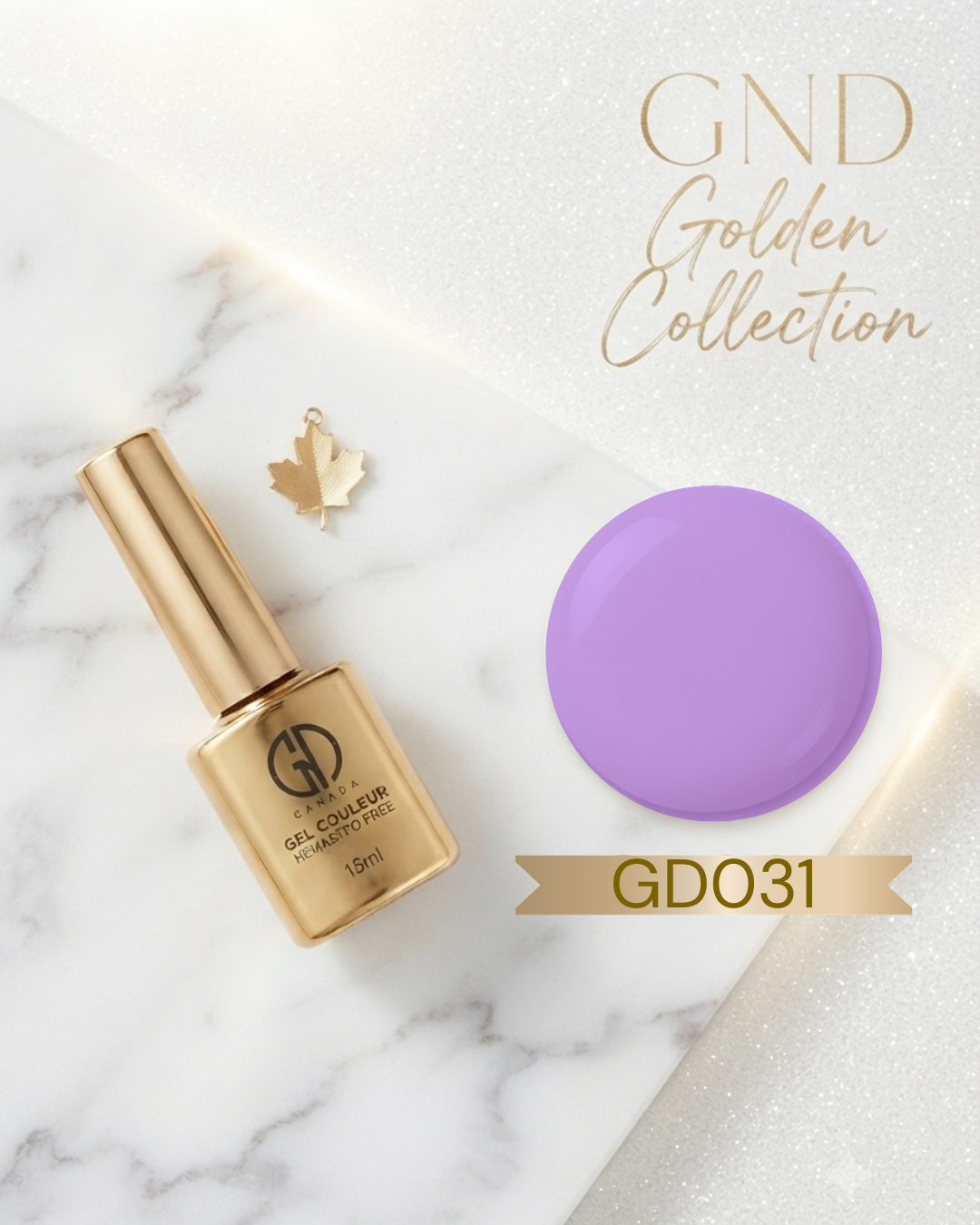 GND GOLDEN GEL COULEUR - GD031 - Purple Jelly