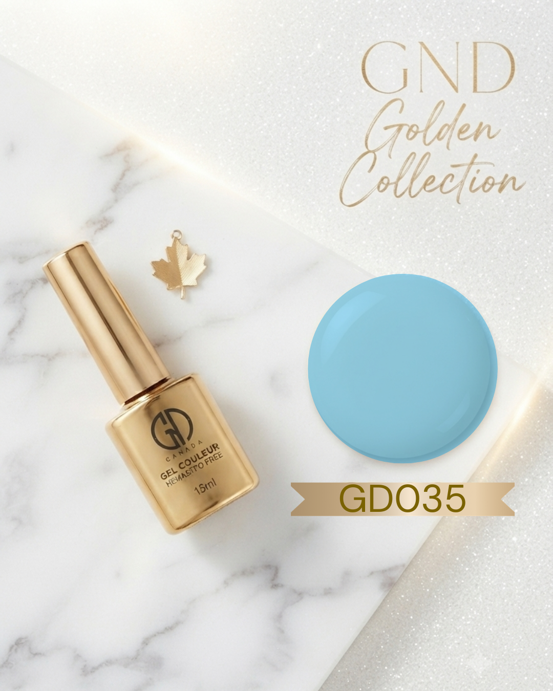 GND GOLDEN GEL COULEUR - GD035 - JELLY BLUE