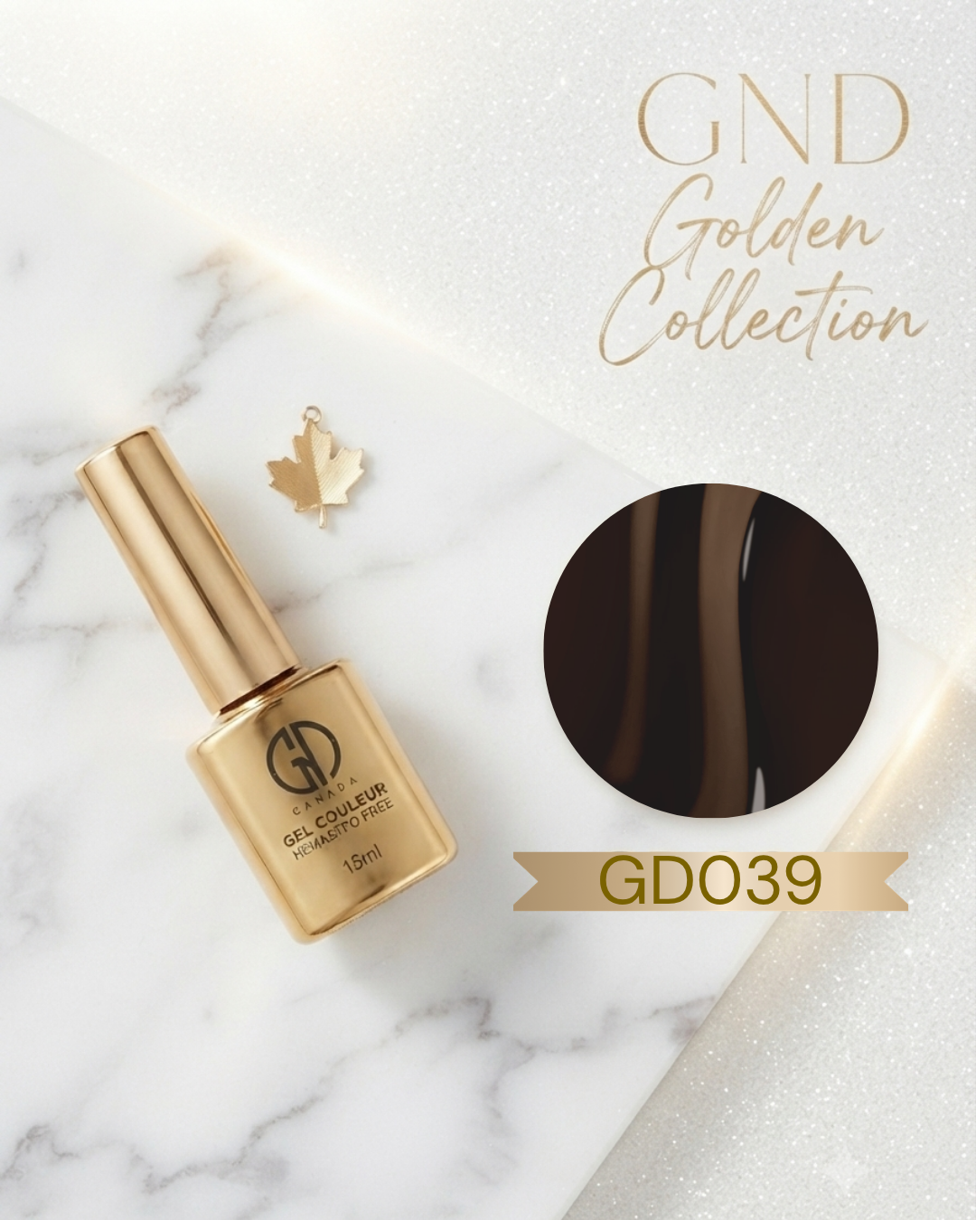 GND GOLDEN GEL COULEUR - GD039 - JELLY CHOCOLATE