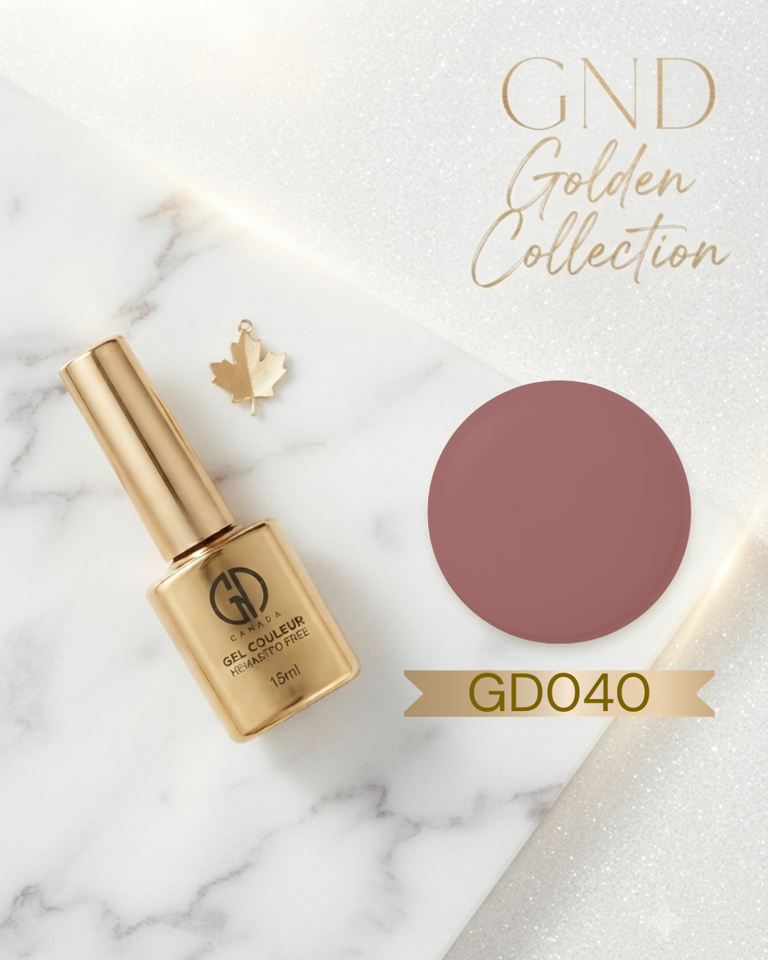 GND GOLDEN GEL COULEUR - GD040 - JELLY ROSE LATTE