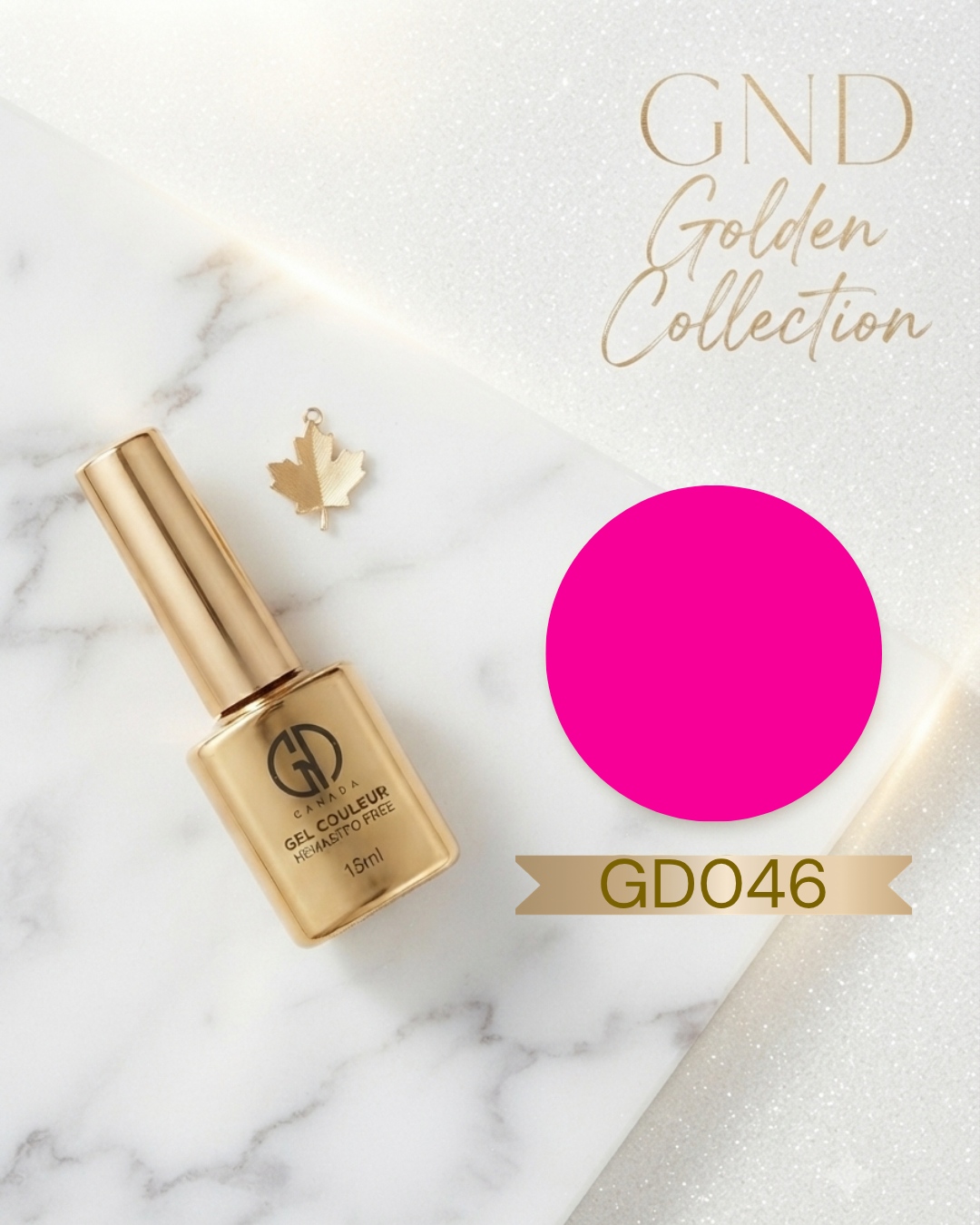 GND GOLDEN GEL COULEUR - GD046 - JELLY HOT PINK