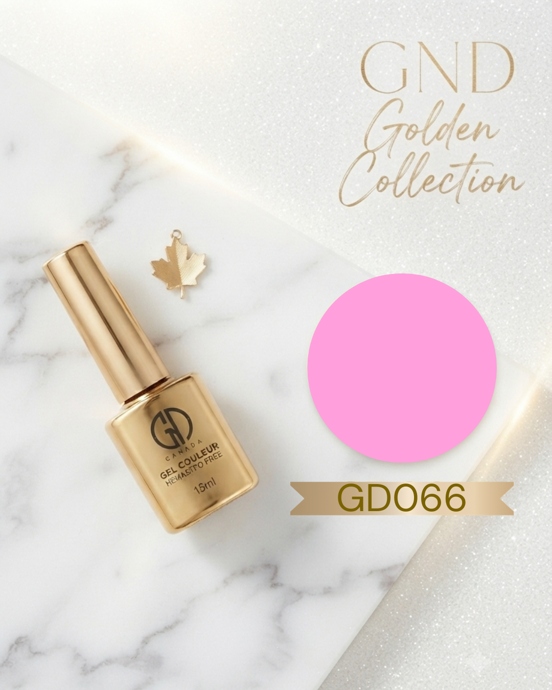 GND GOLDEN GEL COULEUR - GD066 - Secret Nail & Beauty Supply