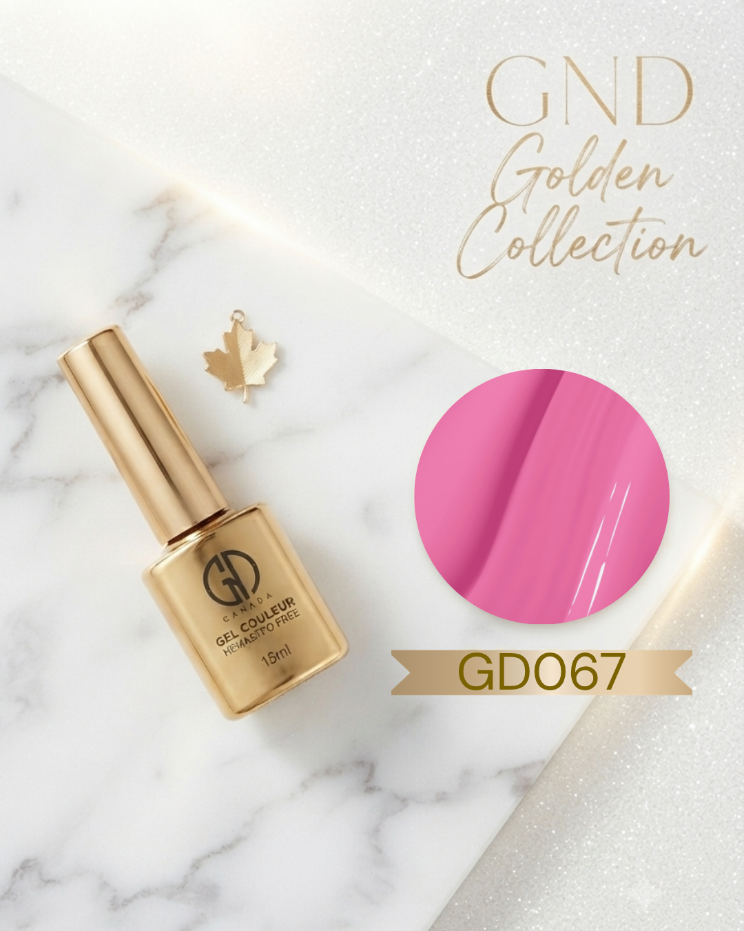 GND GOLDEN GEL COULEUR - GD067 - Secret Nail & Beauty Supply