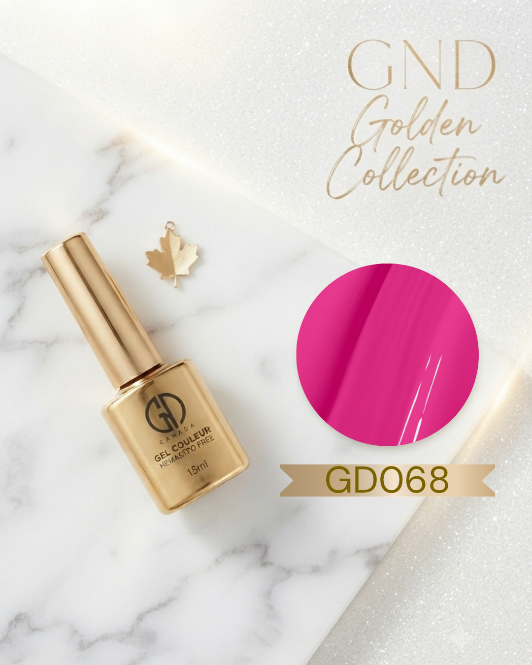 GND GOLDEN GEL COULEUR - GD068 - Secret Nail & Beauty Supply