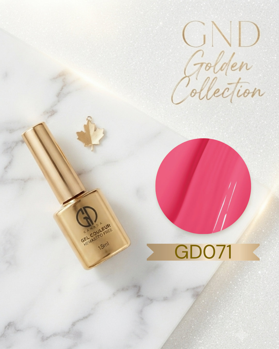 GND GOLDEN GEL COULEUR - GD071 - Secret Nail & Beauty Supply