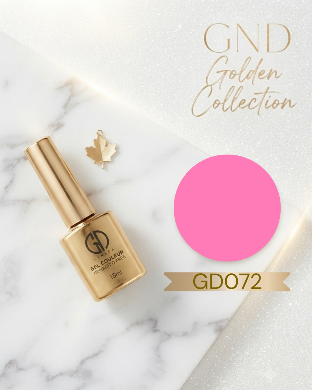 GND GOLDEN GEL COULEUR - GD072 - Secret Nail & Beauty Supply