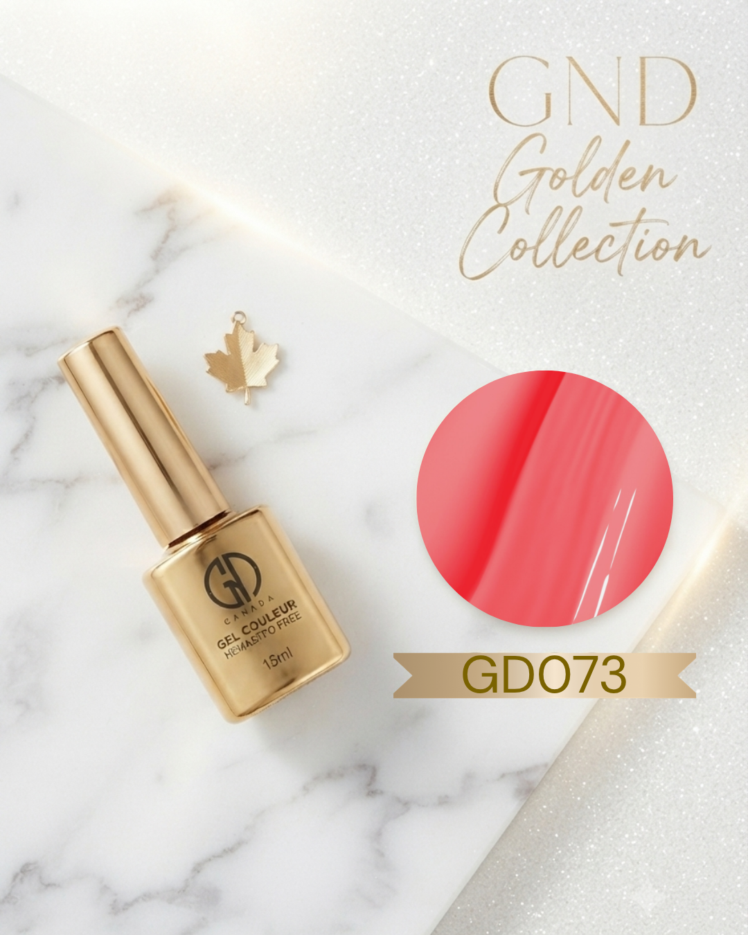 GND GOLDEN GEL COULEUR - GD073 - Secret Nail & Beauty Supply