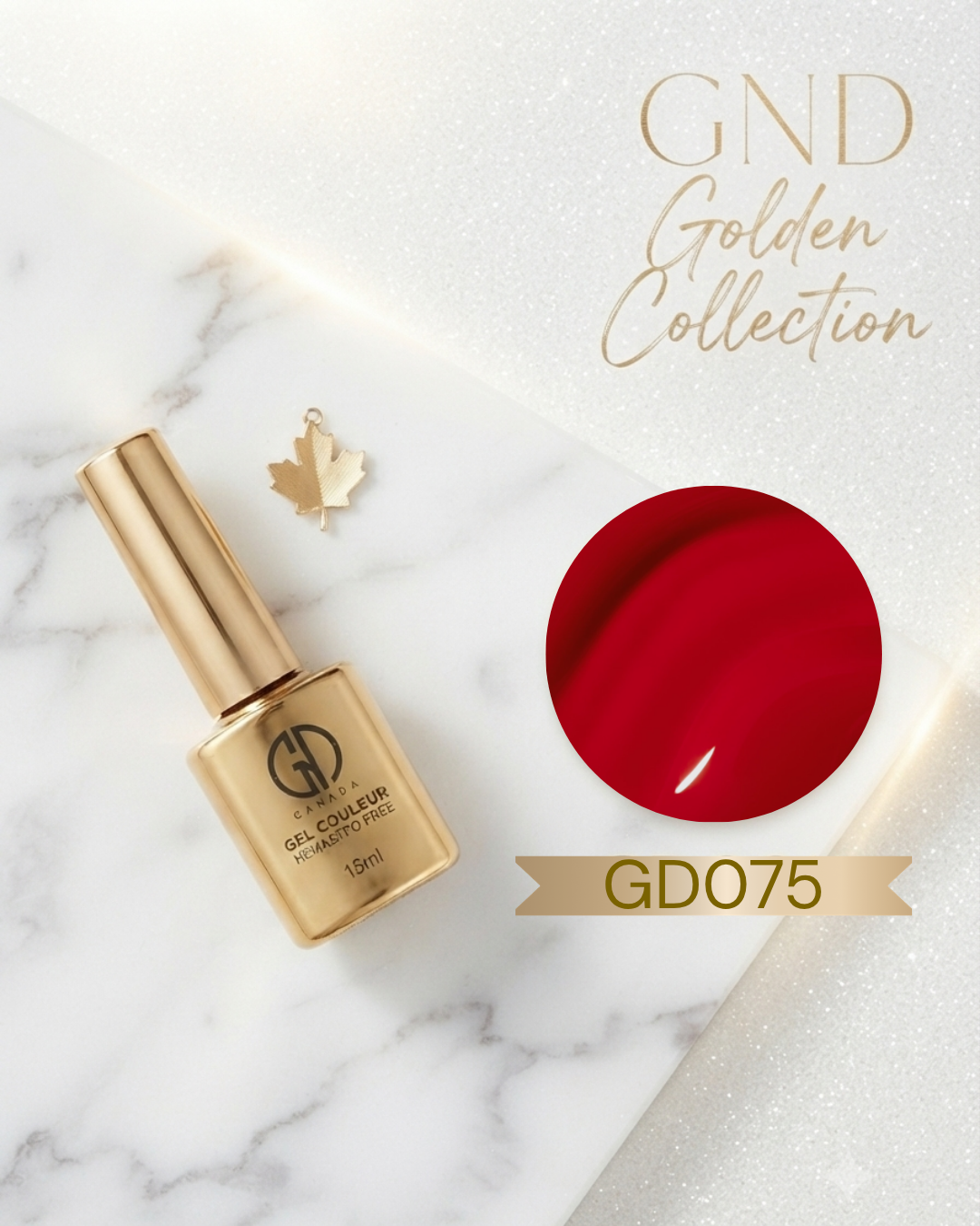 GND GOLDEN GEL COULEUR - GD075 - Secret Nail & Beauty Supply