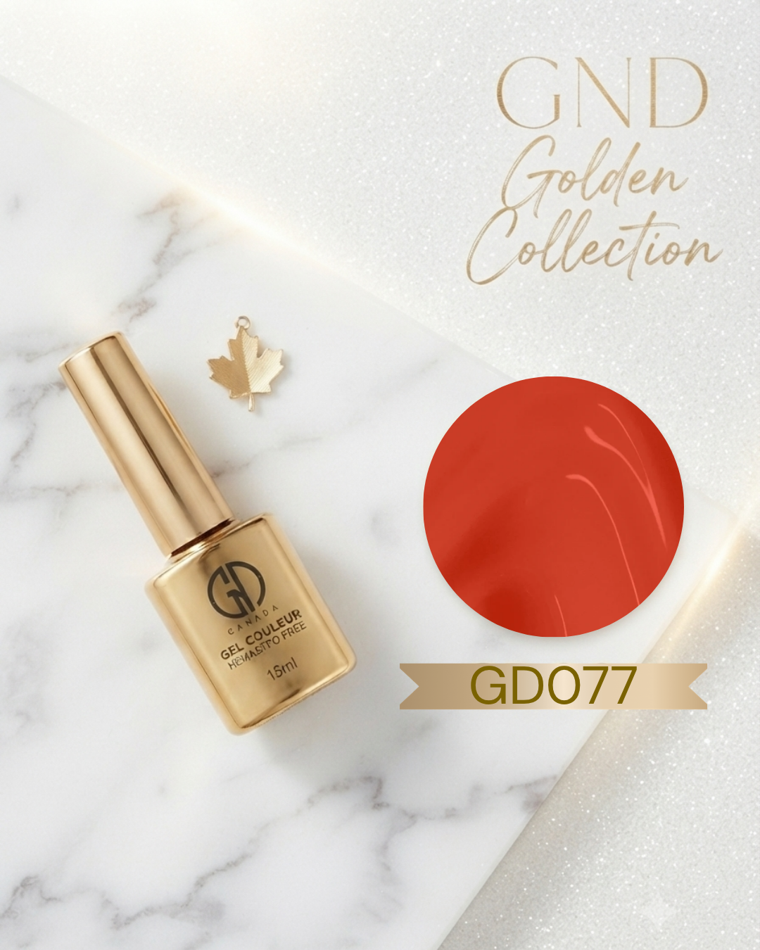 GND GOLDEN GEL COULEUR - GD077 - Secret Nail & Beauty Supply