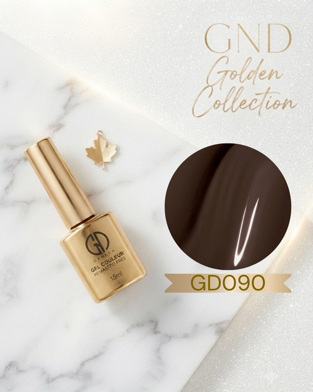 GND GOLDEN GEL COULEUR - GD090 - Secret Nail & Beauty Supply