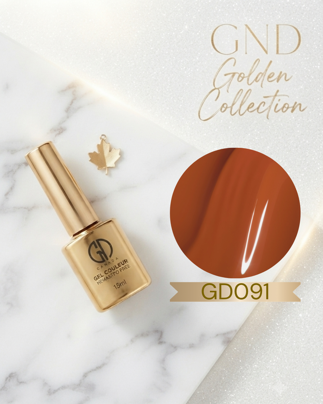 GND GOLDEN GEL COULEUR - GD092 - Secret Nail & Beauty Supply