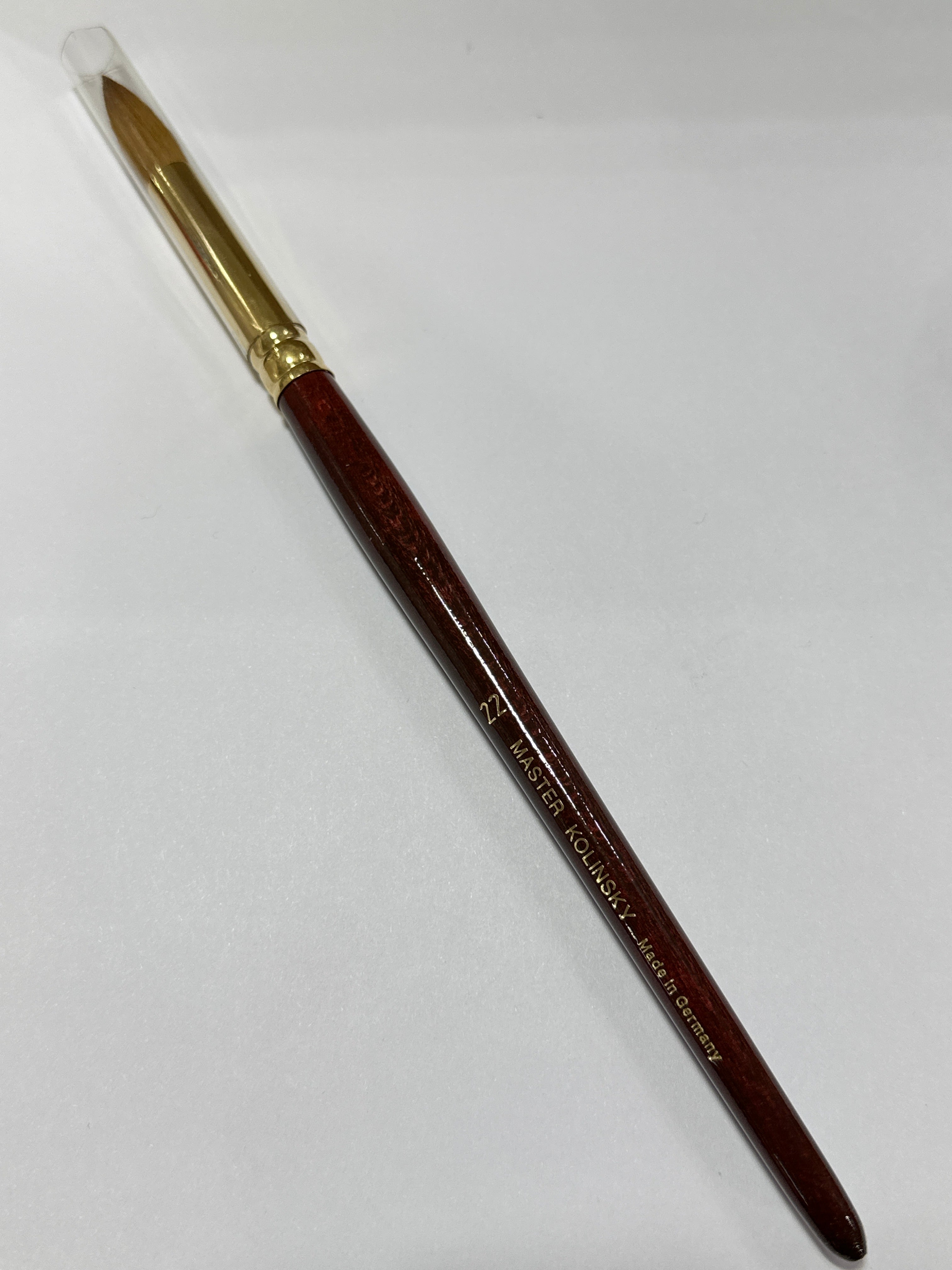 EUR 28-111-22/R MASTER KOLINSKY #22 ACRYLIC BRUSH (long handle)
