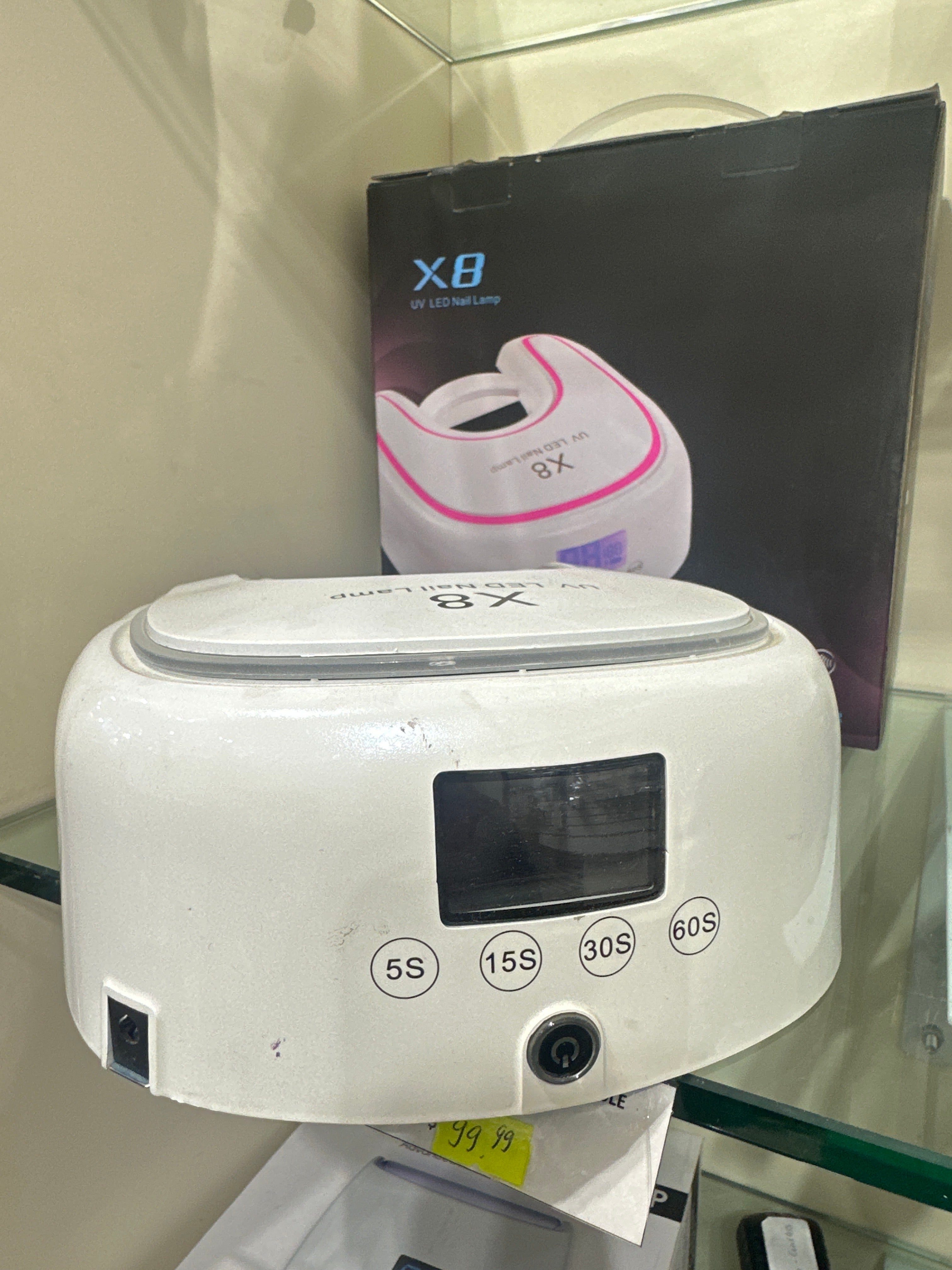 X8 UV/LED NAIL LAMP 48W - RECHARGEABLE