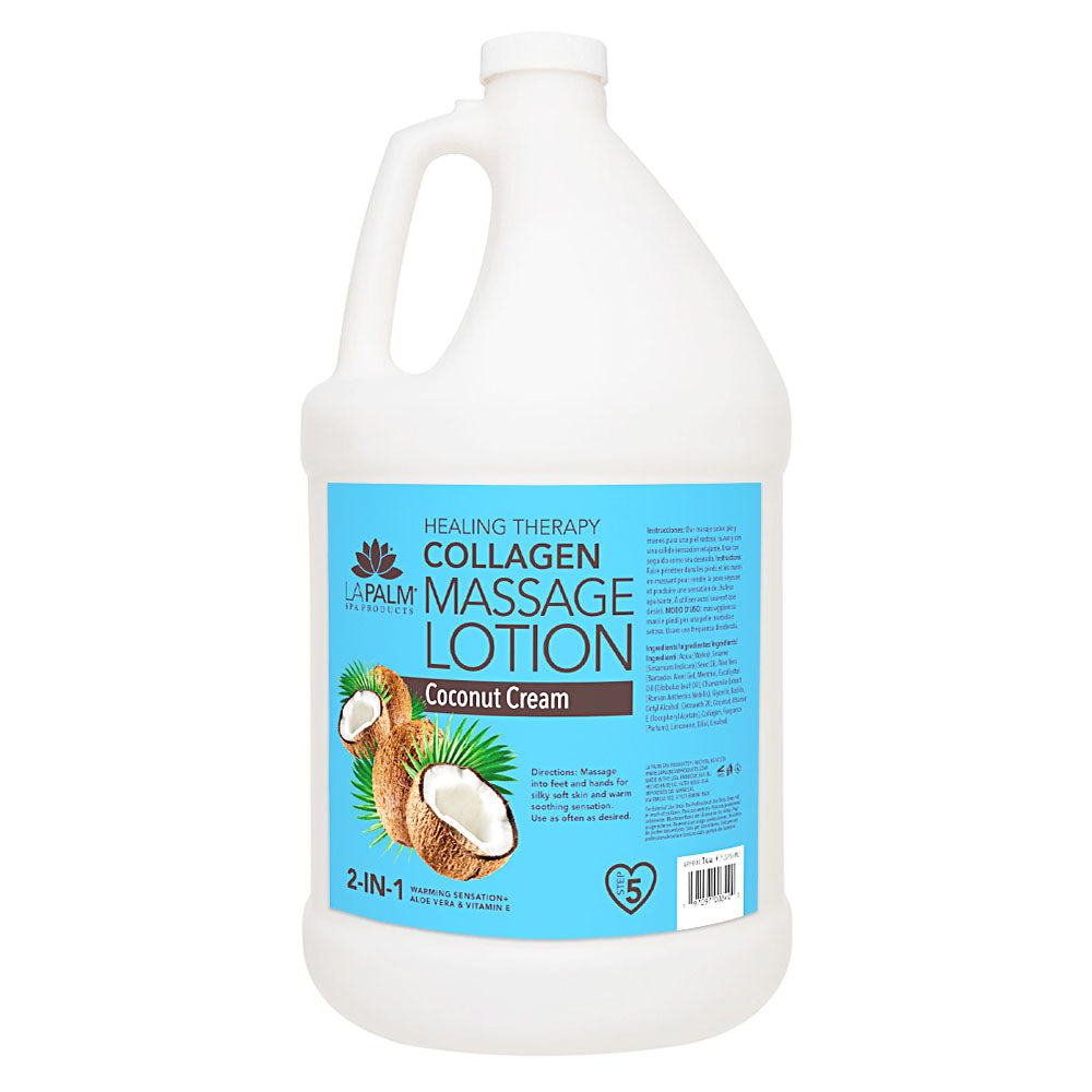 LAPALM SPA MASSAGE LOTION (COCONUT CREAM) 1 GALLON