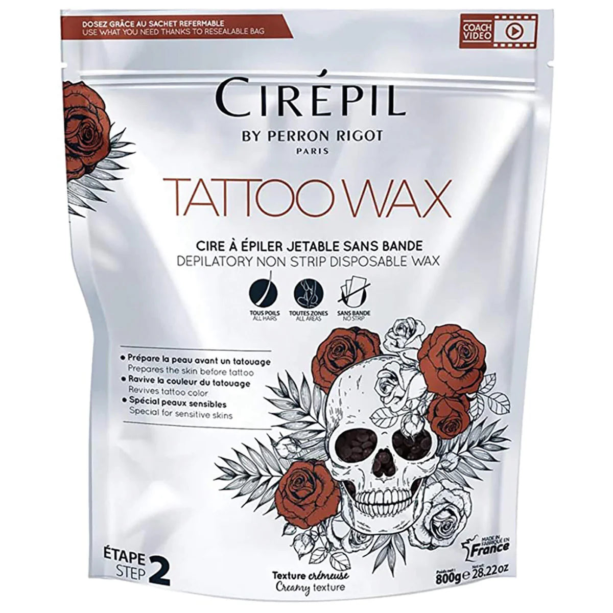 CIREPIL HARD PEBBLE WAX 800 G - Secret Nail & Beauty Supply