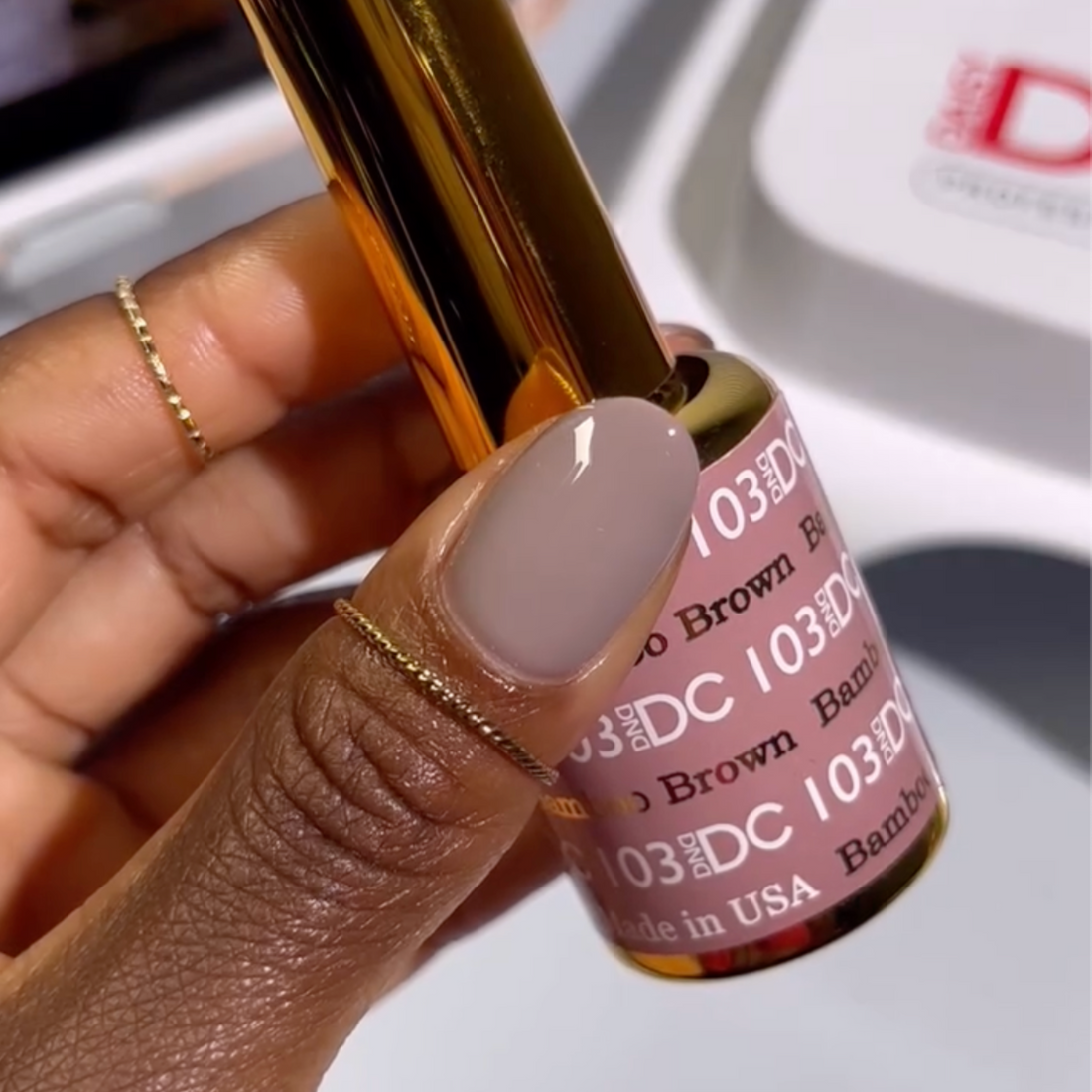 2 GEL COMBO - 103 DND DC Bamboo Brown