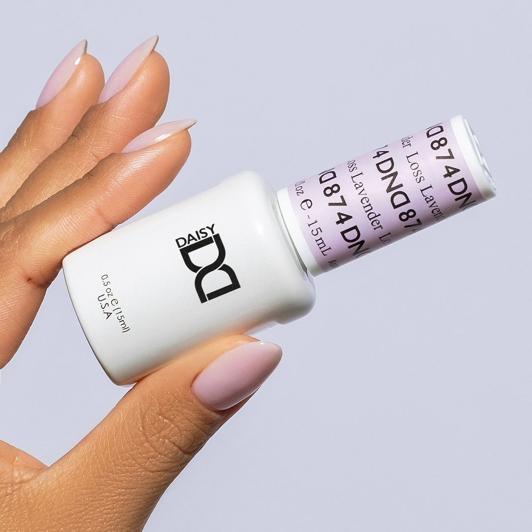 2 GEL COMBO - DND 874 Loss Lavender