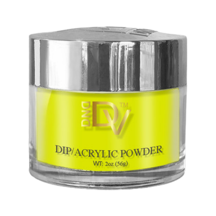 124 - DND DIVA DIP/ACRYLIC POWDER 2OZ Canary Crush