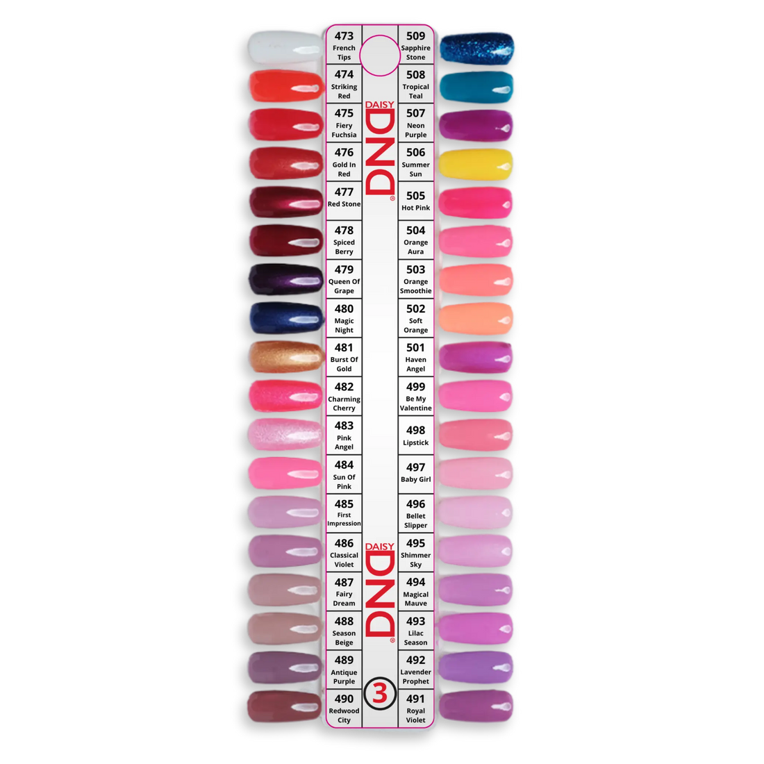 EXTRA 10% OFF - DND COMBO GEL & REGULAR - 36 COMBOS/SET