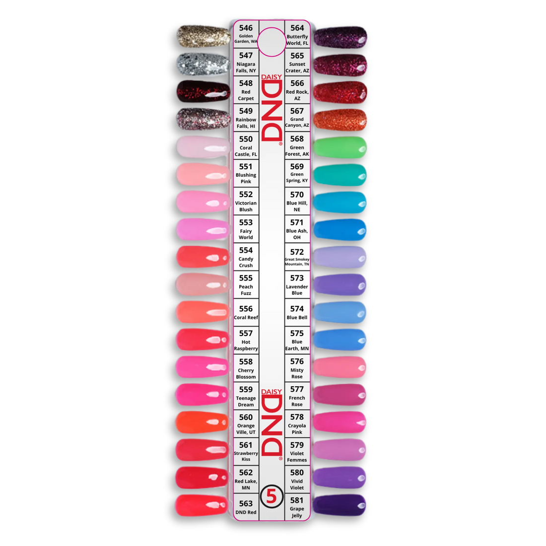 EXTRA 10% OFF - DND COMBO GEL & REGULAR - 36 COMBOS/SET