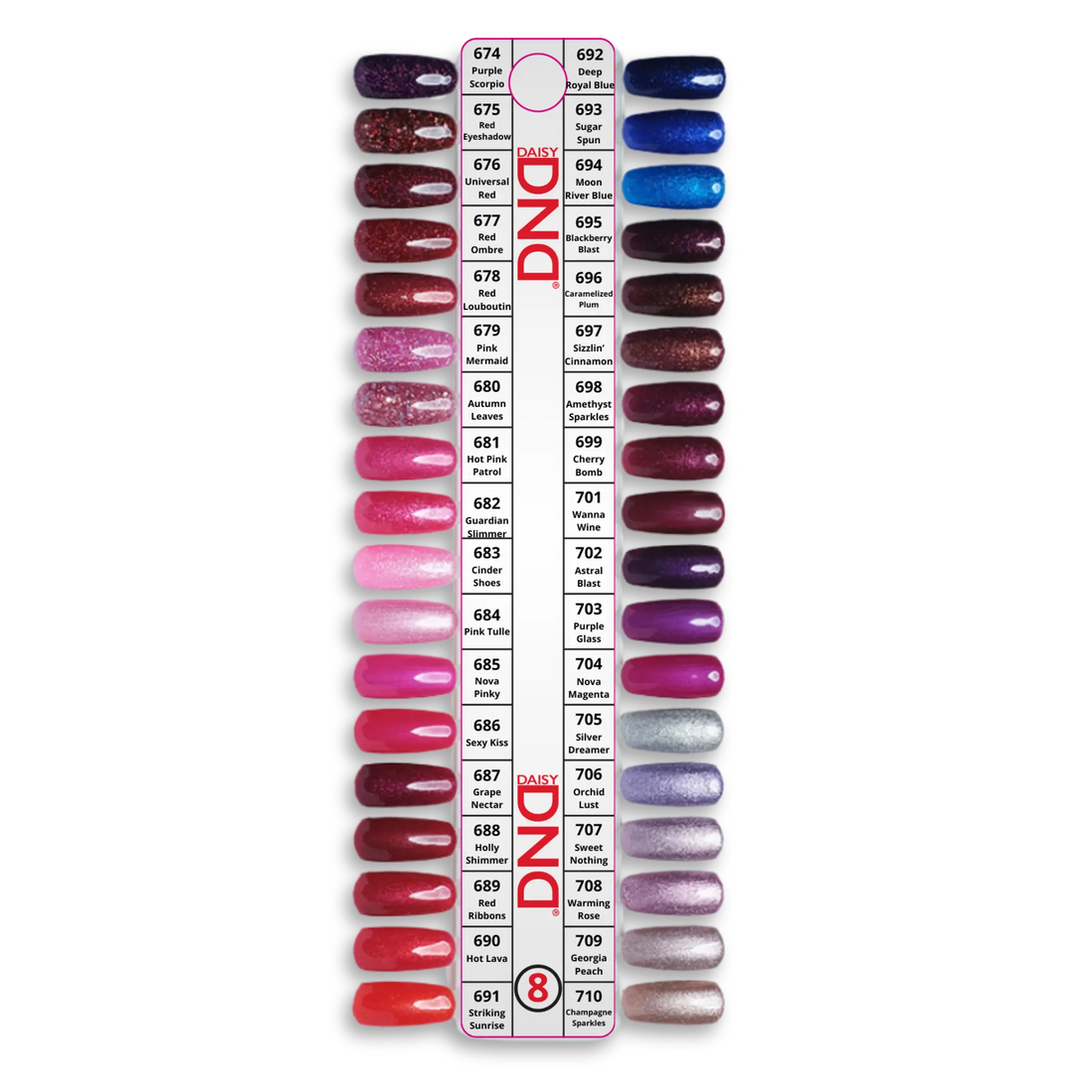 EXTRA 10% OFF - DND COMBO GEL & REGULAR - 36 COMBOS/SET