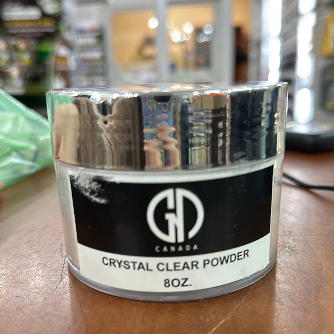 GND ACRYLIC POW-CRYSTAL CLEAR 8 OZ