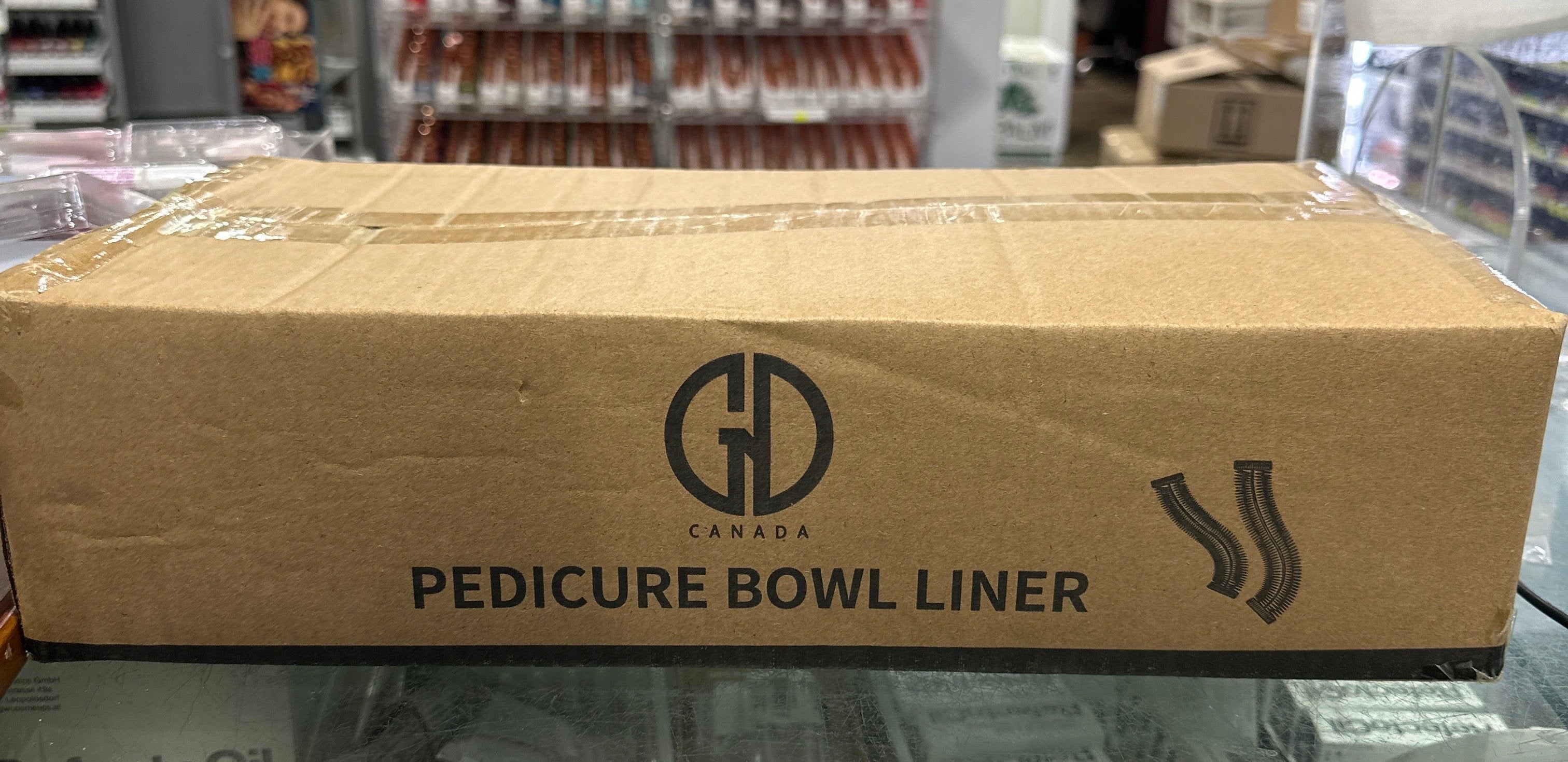 CLEAR - GND PEDICURE BOWL LINER - 100 PCS/CASE