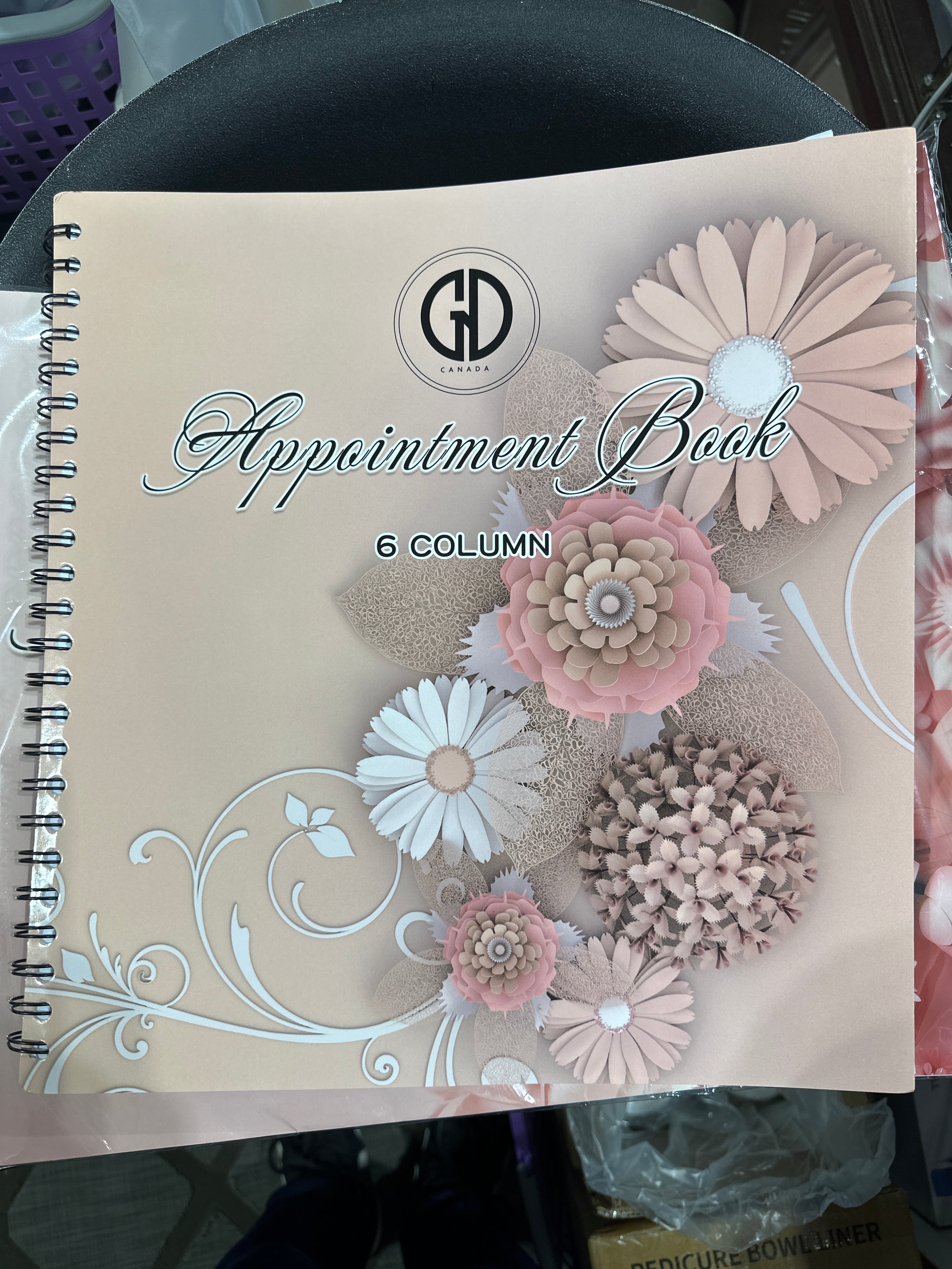 GND APPOINTMENT BOOK 150 PAGES - FLOWER STYLE