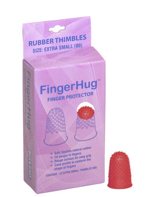 FP201-0  FINGER HUG RUBBER THIMBLES 12/PKG - SMALL - Secret Nail & Beauty Supply