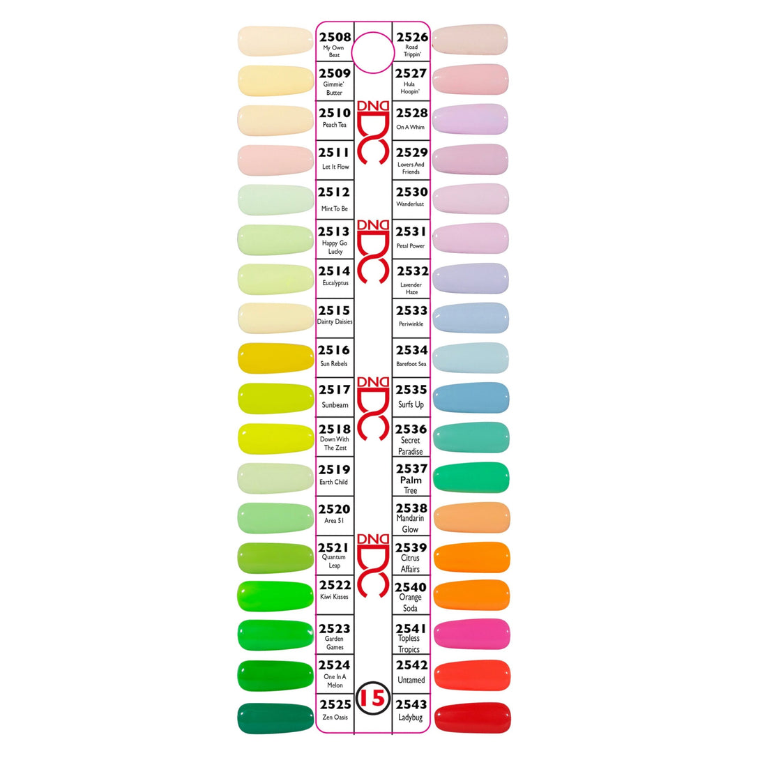 EXTRA 10% OFF - DND DC COMBO GEL & REGULAR - 36 COMBOS/SET