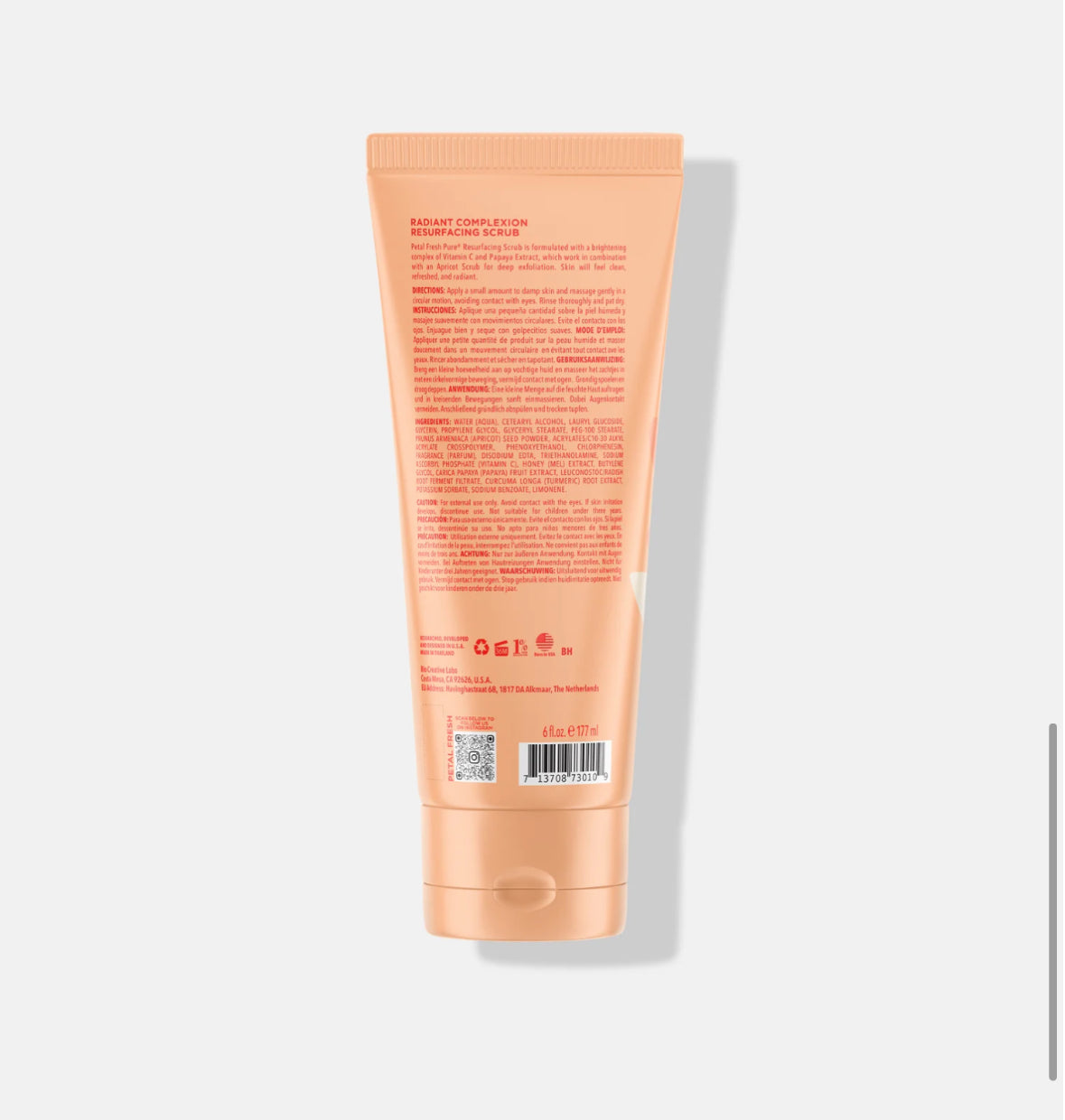 PF RADIANT COMPLEXION RESURFACING SCRUB PAPAYA - 6 OZ - Secret Nail & Beauty Supply