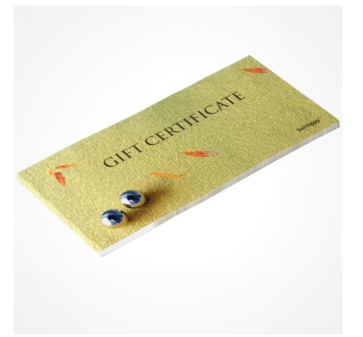 GC05 BERKELEY GIFT CERTIFICATE W/ ENVELOPE - BE HAPPY - Secret Nail & Beauty Supply