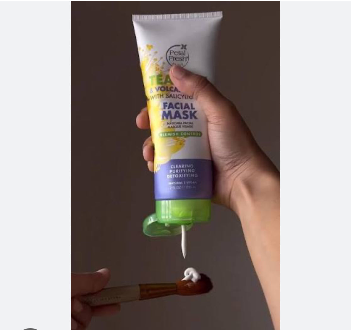 PF TEA TREE VOLCANIC ASH FACIAL MASK 7 OZ - Secret Nail & Beauty Supply